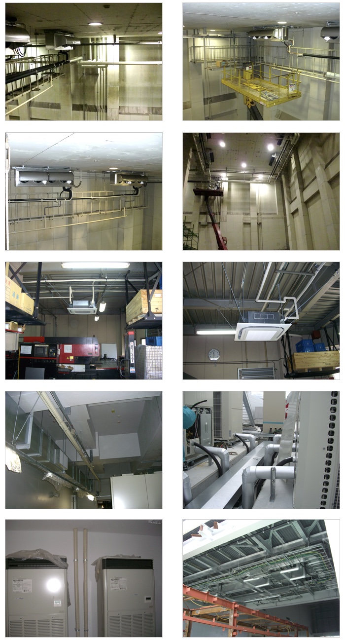 空調工事施工　公共施設事例
