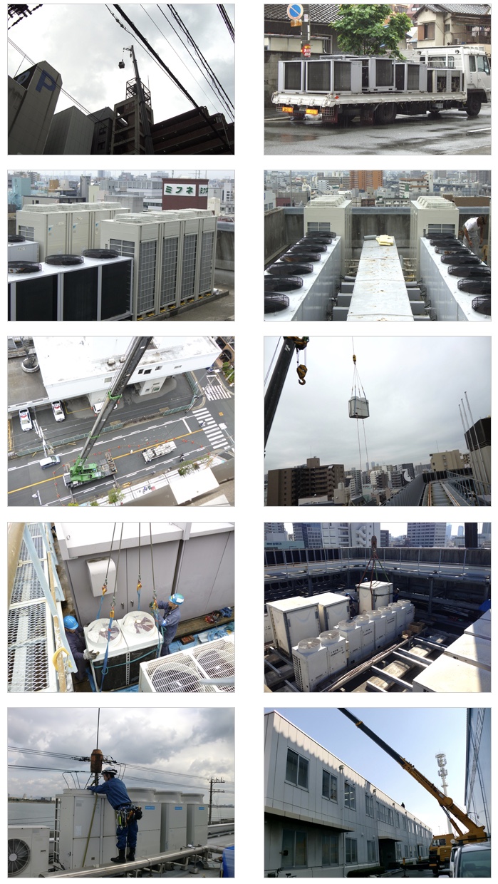 空調工事施工　公共施設事例